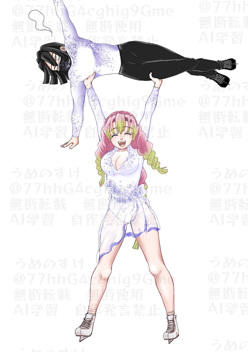 フィギュアスケーターの皆さん数々の感動をありがとうございました！
りくりゅうペアのフィニッシュポーズでお祝い🌸🌸🌸👏👏👏