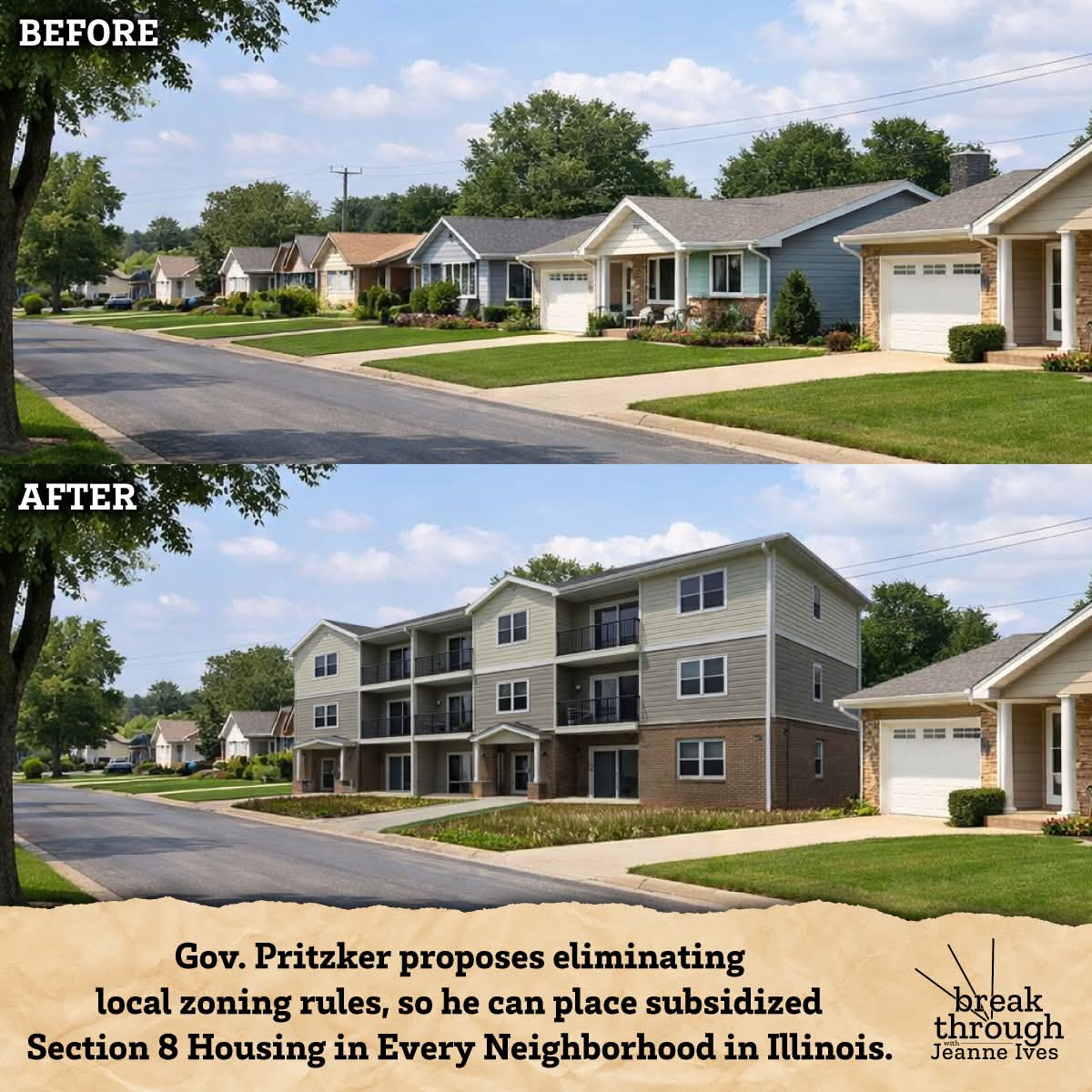 JeanneIves's tweet image. Here's what Pritzker wants to do to your neighborhood.