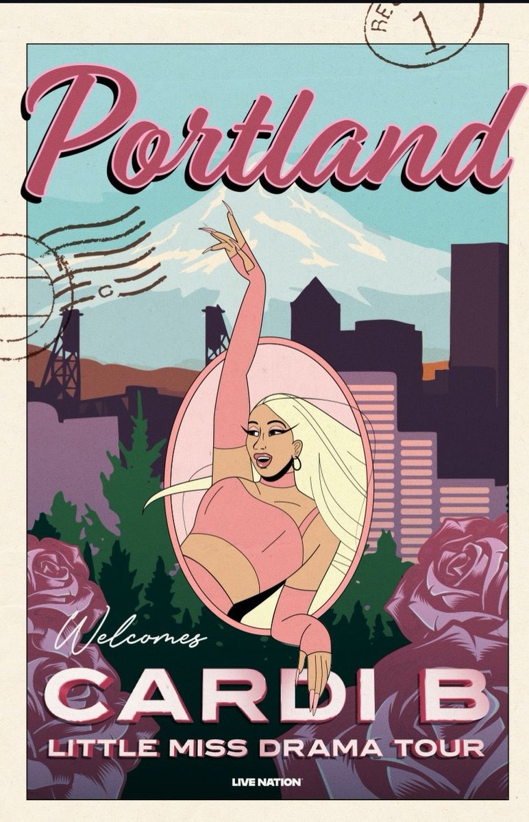 Cardi B brings the drama to Portland, Oregon tonight!

This will mark her 5th stop and her 5th sold out show on the tour. #LittleMissDramaTour