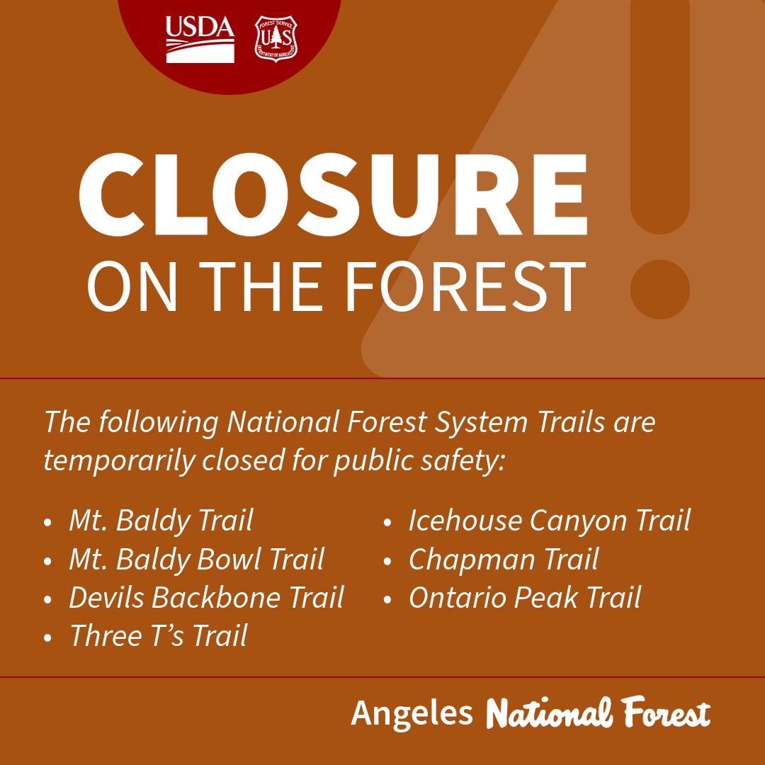 Angeles National Forest tweet media