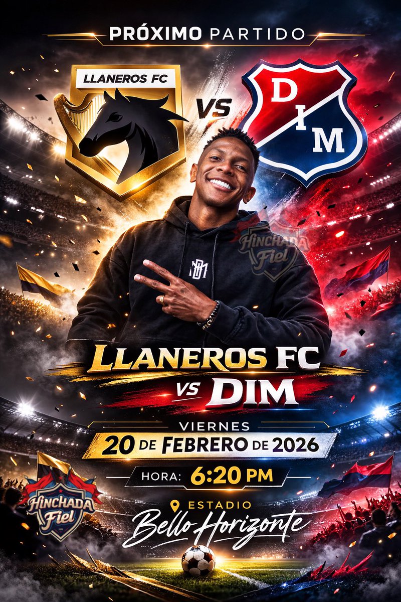 🚨 Medellín iría con nómina mixta 🔴🔵

La mirada está puesta en la Copa Libertadores y por eso el DIM podría guardar titulares. Aun así, hay que salir por los 3 puntos… ¡se necesitan!

📸DIM - Oficial

#deportivoindependientemedellin
#LlanerosFC
#LigaBetPlay
