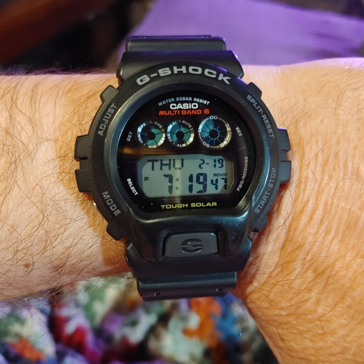 Damn I just love my <a href="/GShock_US/">G-SHOCK</a>  
Can anybody tell me how to remove bug spray spot's off the band?
#YAHDOG
#YPR
#TLSR