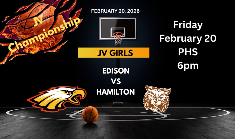 JV Girls 🏀 Championship 
Friday, February 20
6pm