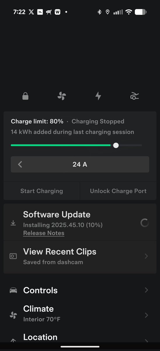 I'm getting updates on both my cars.