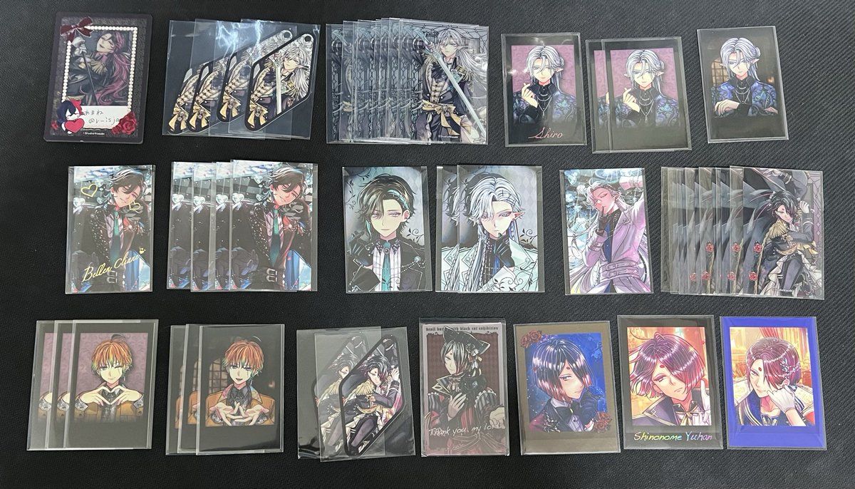 交換・譲渡】悪魔執事と黒い猫 あくねこ ぱしゃこれ チェキ風 バトコレ