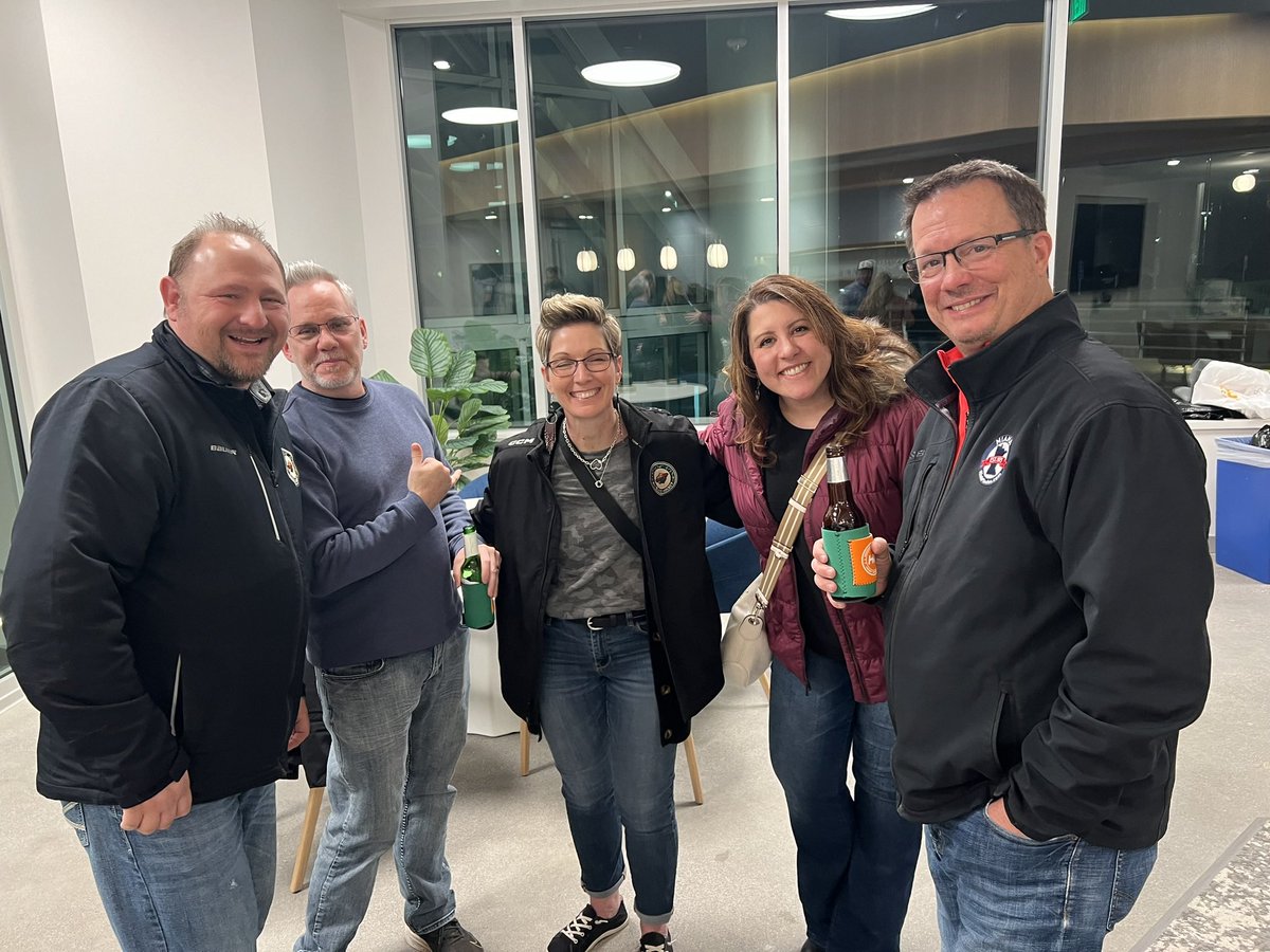 HendyFoundation's tweet photo. Pete Carlson: the calm voice on the radio &amp; our Super Rink go-to for every Festival. As he retires from the rink, we’re grateful he’s staying on as an HF advisor &amp; volunteer.

(Year 1 we forgot pucks. Pete saved the day.) 

All-In, always. 💙🏒 https://t.co/AAZVELN1He