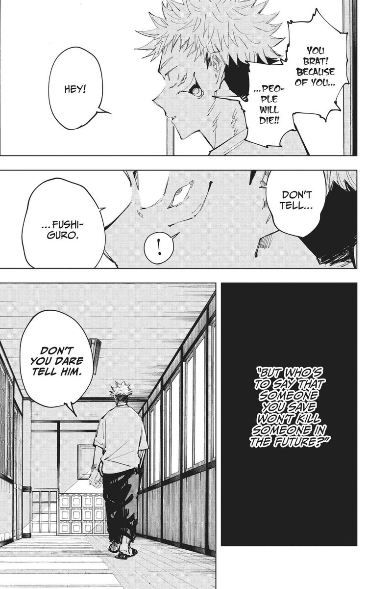 I love how Yuji and Megumi only care about each other's feelings and not their own