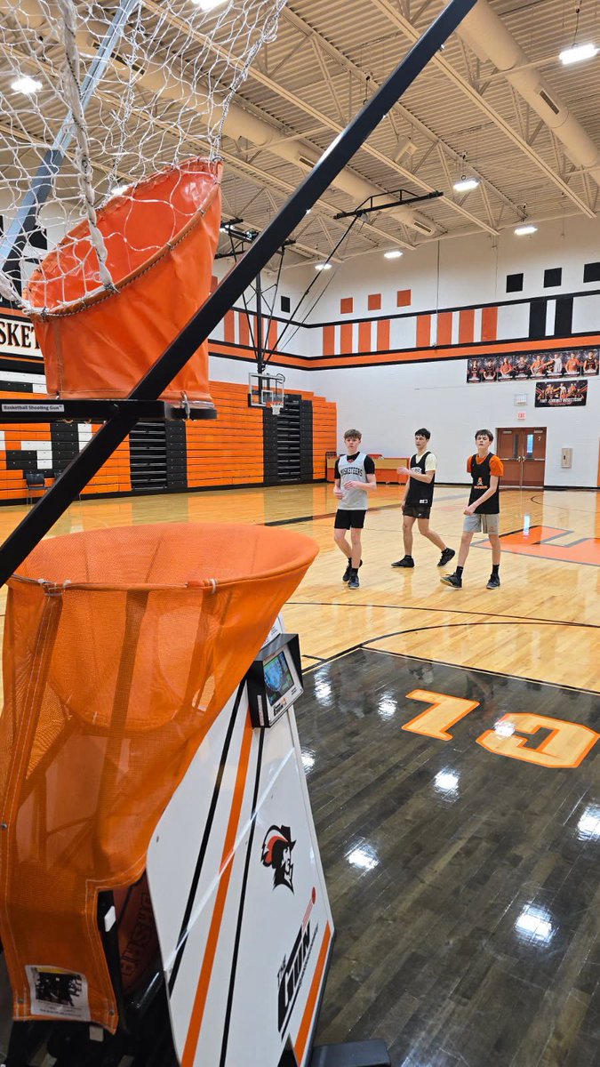 FJHS_Basketball's tweet photo. Our new shooting gun has arrived and is getting plenty of use! Thank you to the Athletic Boosters for donating! https://t.co/svgVaEBjK5