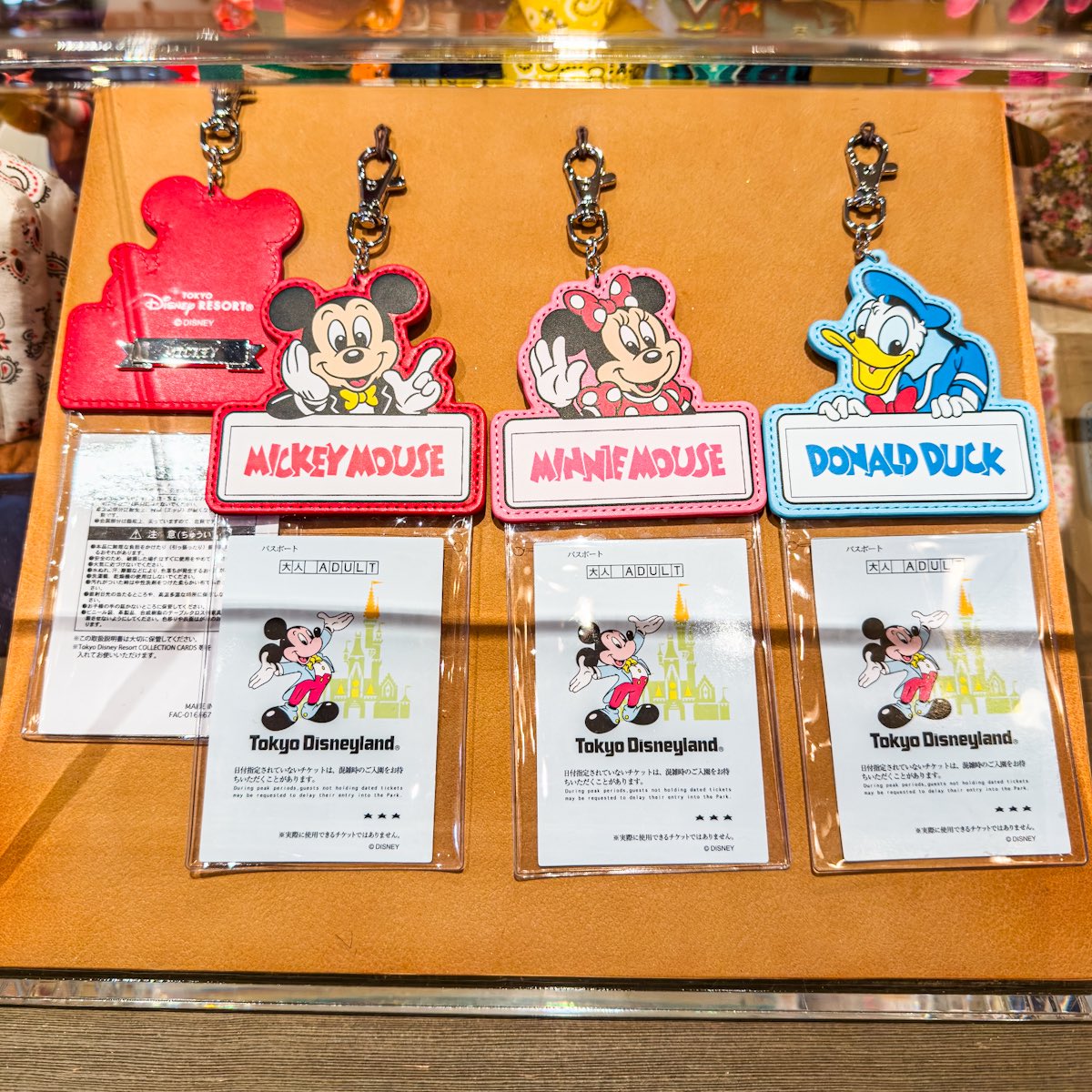 ミッキー、ミニー、ドナルドデザイン！ 東京ディズニーランド
