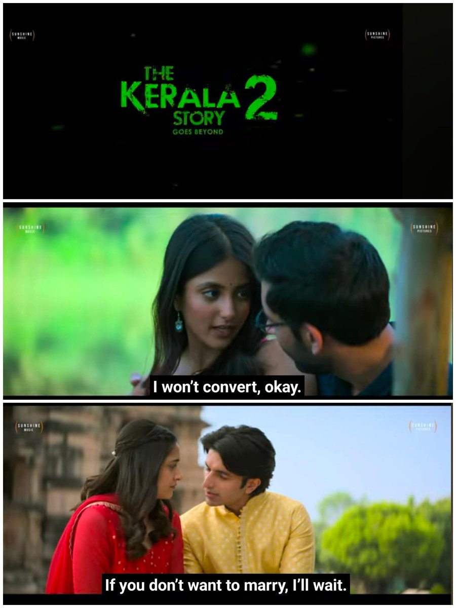 vishu_hindu08's tweet image. '#द #केरल #स्टोरी 2' का #ट्रेलर करीब 3 मिनट 7 #सेकंड के जारी इस ट्रेलर की #शुरुआत एक #चौंकाने वाले बयान से होती है, जिसमें कहा गया, '#इंशाअल्लाह, अगले 25 साल में #भारत एक #इस्लामिक स्टेट होगा और पूरे भारत में #शरिया लागू होगा.' इसके बाद शुरू होती है इस विकृत सोच में उलझे हुए