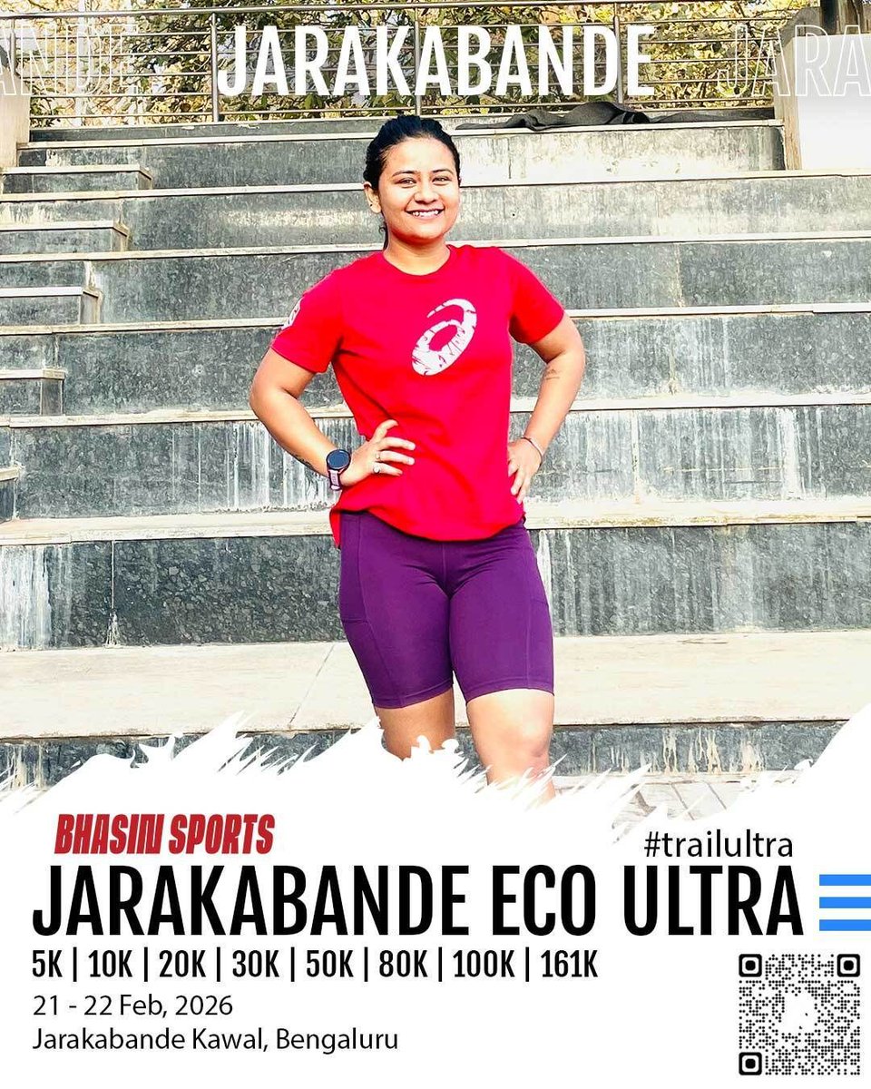 Jarakabande Eco Ultra is calling. 🌿🏃‍♂️
21–22 Feb at the wild and beautiful Jarakabande Kaval Forest.
Choose your challenge: 5K | 10K | 20K | 30K | 50K | 80K | 100K | 161K
From first-timers to ultra beasts, this is where you run with nature. 🔥🌲 

#JarakabandeEcoUltra