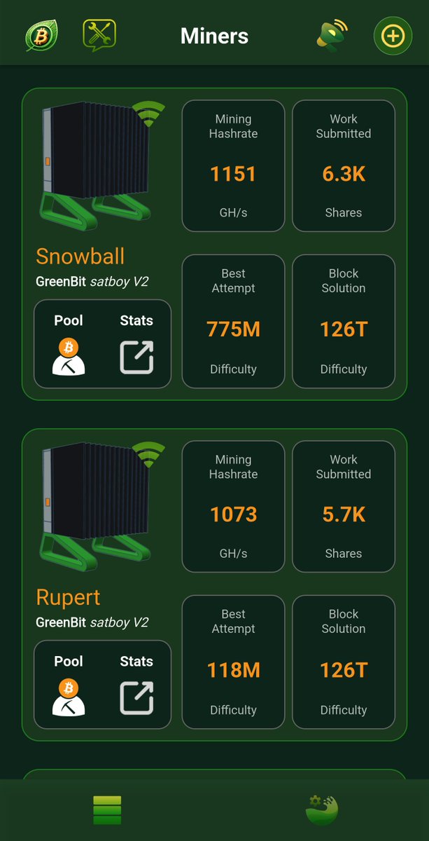 🎉 GIVEAWAY TIME!! 🎉

⚡ GreenBit satboy V2 - Black
✨ 1.1TH/s Silent Bitcoin Miner
🌍 Shipped to you

The quietest way to mine Bitcoin at home
Check it out at greenbit.tech
Use code SILENT for 5% off

TO ENTER GIVEAWAY (OPEN TO ALL)
✅Like 
✅Repost 
✅Follow