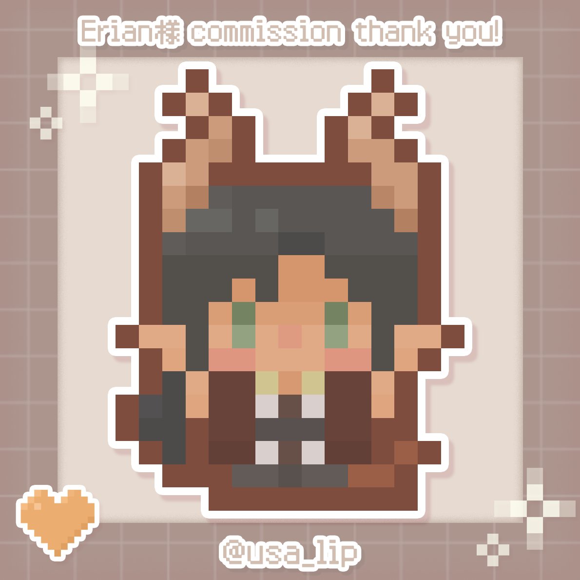 #skeb #commision #Skeb募集中  #pixelart #ドット絵
リクエストありがとうございました！💚✨

*⑅︎୨୧┈︎ⓣⓗⓐⓝⓚ ⓨⓞⓤ ┈︎୨୧⑅︎*