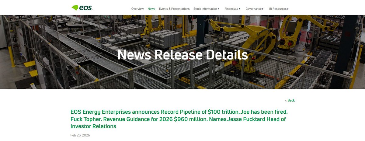 $eose I have some insider info. Thank me later.