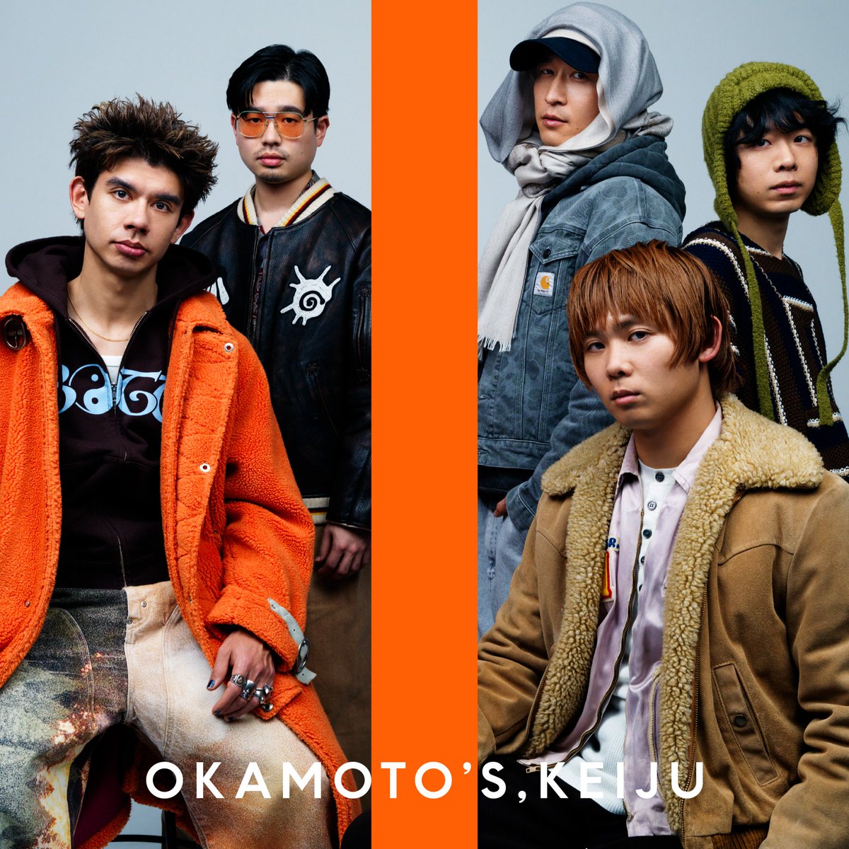The_FirstTake's tweet photo. 【#THEFIRSTTAKE】

ー

No.641
OKAMOTO'S, KEIJU
@okamotos_info
@KEIJU_Official 

ー

第641回は、4人組ロックバンド・OKAMOTO'Sとラッパー・KEIJUが登場。学生時代から交友のある彼らによる共作曲「Seasons」を、懐かしい情景が浮かぶような一発撮りにて披露する。

▼22:00～YouTubeプレミア公開