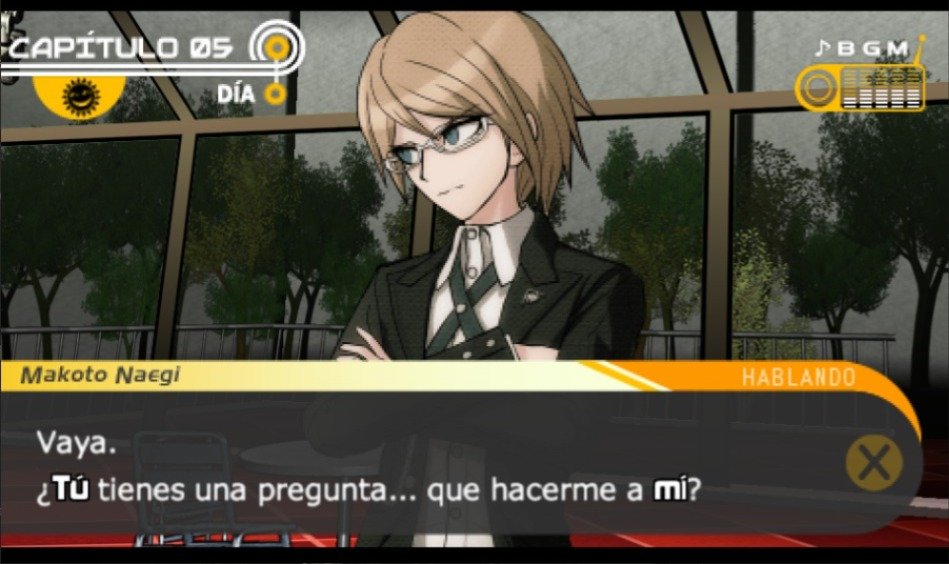 Me sorprende más que no te corte, uno pensaría que al ser personaje importante costaría llegar a un evento con él (EN SERIO BRO, ESTOY TRAUMADO CON LO QUE PASO CON LA GENOCIDA)