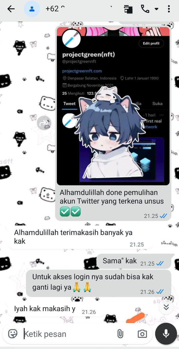 weavrying's tweet image. JASA pemulihan Akun &amp;amp; HAPUS AKUN 
Lacak lokasi, Hack 📲

FUL TESTIMONI ✅

~ Akun lupa password/ke hack 
~ Jasa sadap wa 
~ Jasa suspend / unsuspend akun 
~ Jasa hack &amp;amp; Pemulihan aku  

Tiktok, Gmail, Instagram, Twitter, Facebook,Telegram DLL 

Cek WhatsApp di Bio ☎️
