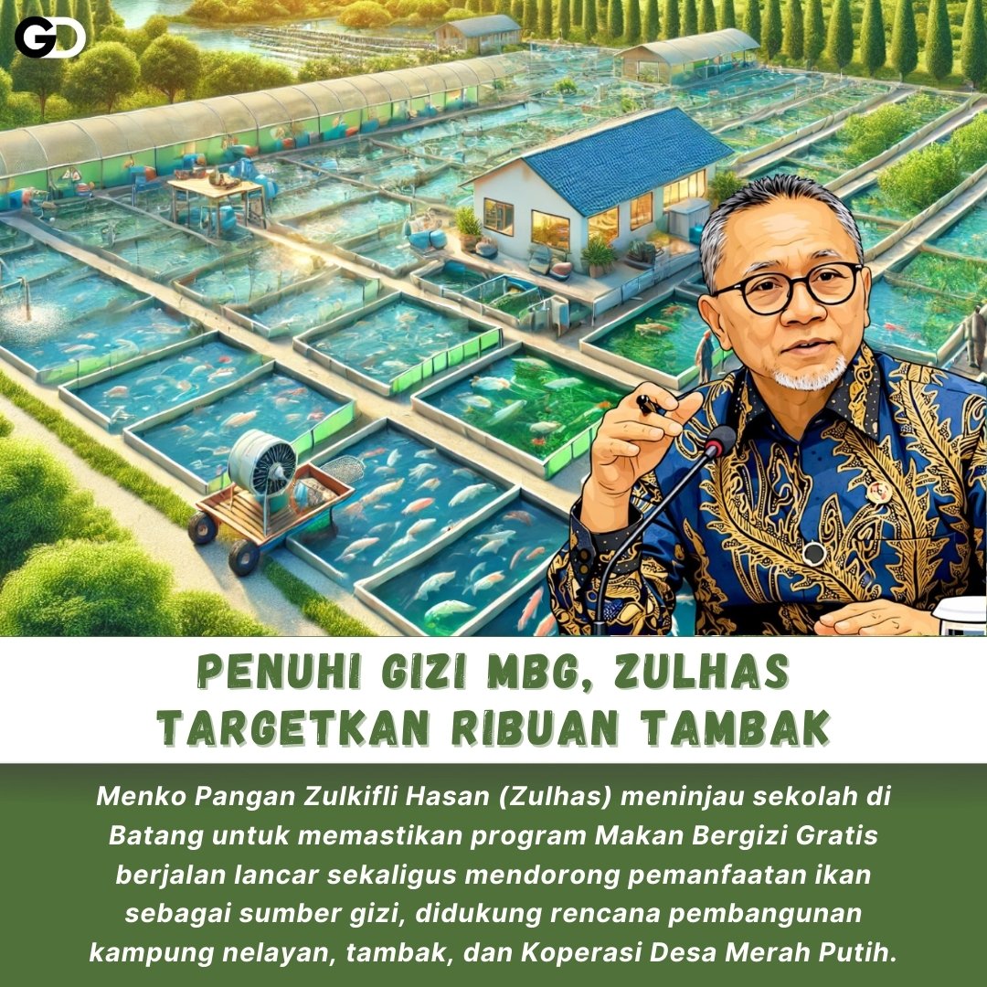 FaridaEma4's tweet photo. Menko Pangan Zulkifli Hasan (Zulhas) meninjau sekolah di Batang memastikan MBG berjalan lancar sekaligus mendorong pemanfaatan ikan sebagai sumber gizi. #MenkoPangan #PartaiAmanatNasional #ZulkifliHasan #Zulhas #GD_Zulhas https://t.co/pDc8imkirO