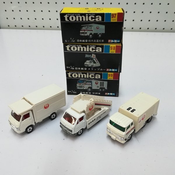 高額落札商品をご紹介します！】 トミカ 黒箱 97 日本航空 機内食運搬