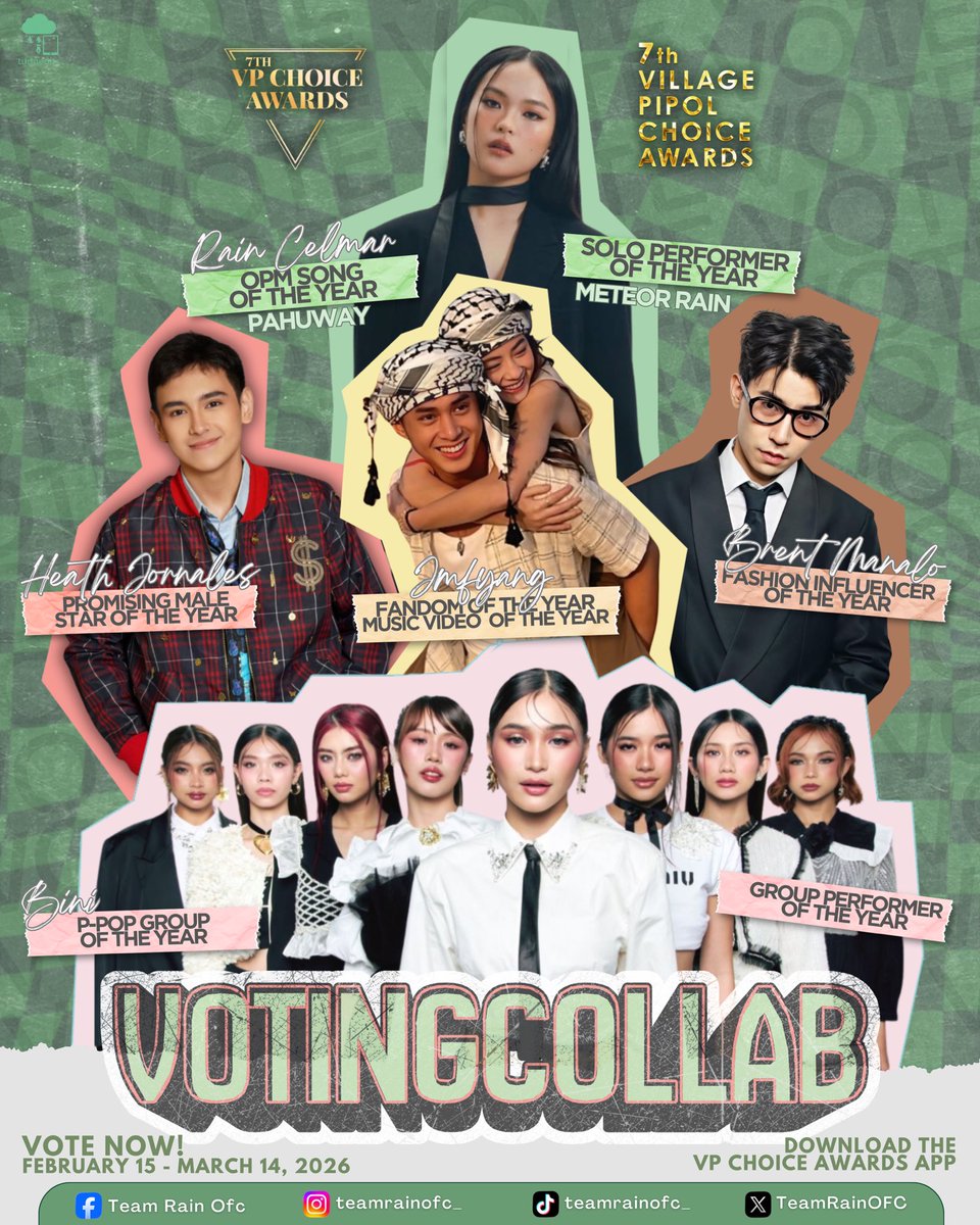 Raindears,

Let’s unite and support all our 𝐎𝐅𝐅𝐈𝐂𝐈𝐀𝐋 𝐂𝐎𝐋𝐋𝐀𝐁𝐎𝐑𝐀𝐓𝐈𝐎𝐍𝐒 with these amazing fandoms ✨ — Together, we are stronger when we move as one.

𝑶𝒖𝒓 𝑪𝒂𝒕𝒆𝒈𝒐𝒓𝒊𝒆𝒔 📌
✨ 𝙊𝙋𝙈 𝙎𝙤𝙣𝙜 𝙤𝙛 𝙩𝙝𝙚 𝙔𝙚𝙖𝙧
✨ 𝙎𝙤𝙡𝙤 𝙋𝙚𝙧𝙛𝙤𝙧𝙢𝙚𝙧 𝙤𝙛
