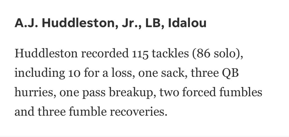 AJ Huddleston tweet media