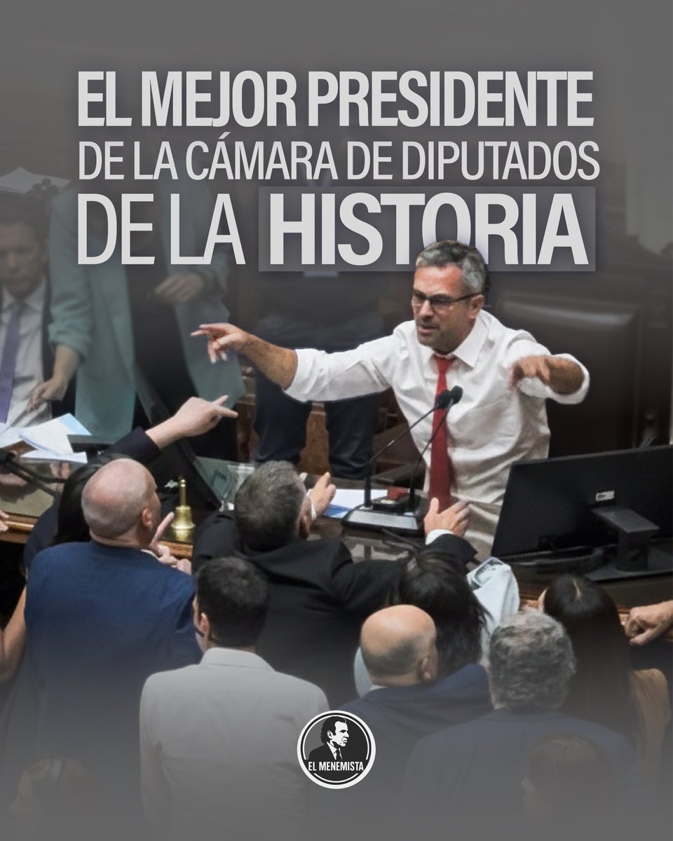 Contra todo y todos. 
Enorme lo de <a href="/MenemMartin/">Martin Menem</a> 👏👏