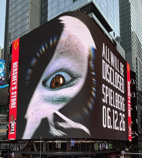 Funny how everything is unfolding right now, and Steven Spielberg just happens to have a movie titled Disclosure Day coming out on 6/12.