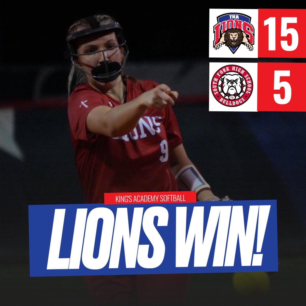 TKALions's tweet photo. The Lions win big to open the season! Monster night for Gracyn Needle who was 2-2 with two homers, three walks, and 4 RBI. Caroline Duncan and Lily Stone each had two hits. #tkasoftball 🥎
@TKAWPB @pbphighschools @ESPNWestPalm https://t.co/UMpBKDeZwy