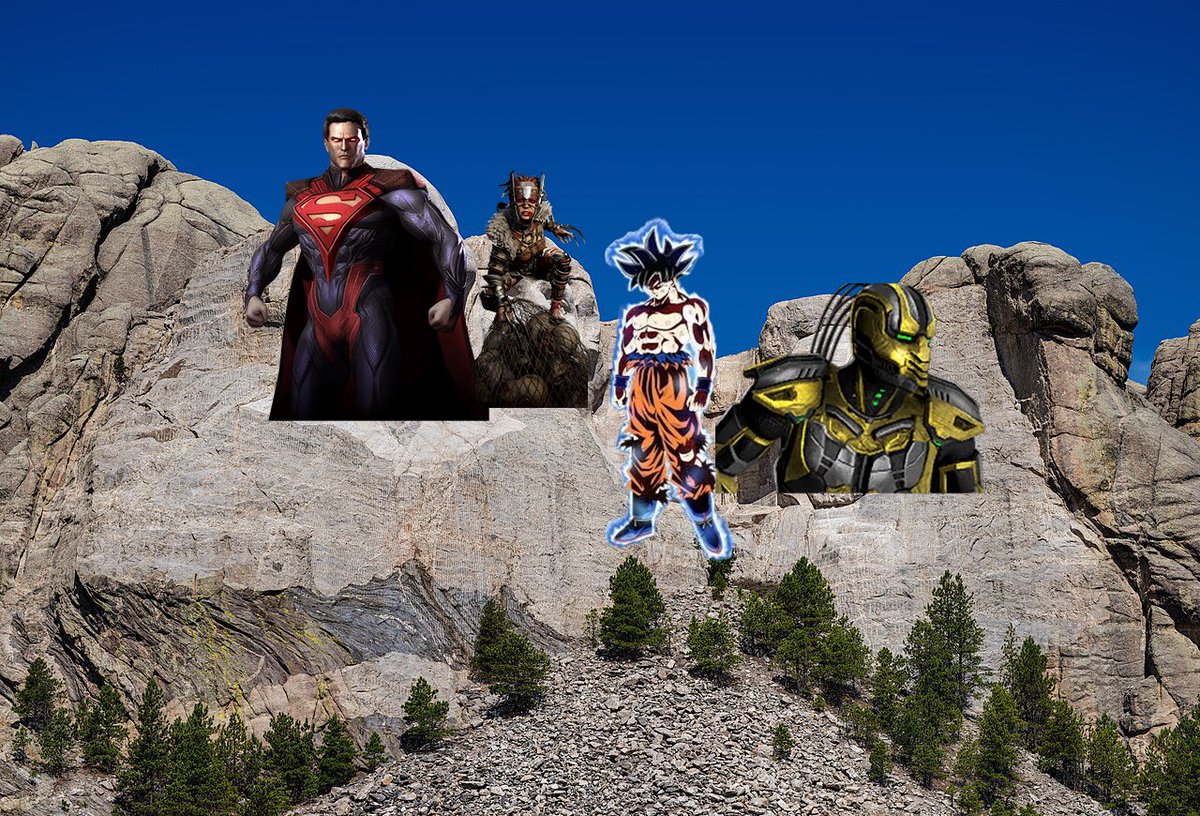 nova_elite45646's tweet photo. Stay woke but this the REAL Mount Rushmore of da FGC on a random Blazblue player life this 100% accurate https://t.co/S1STbEGKXk