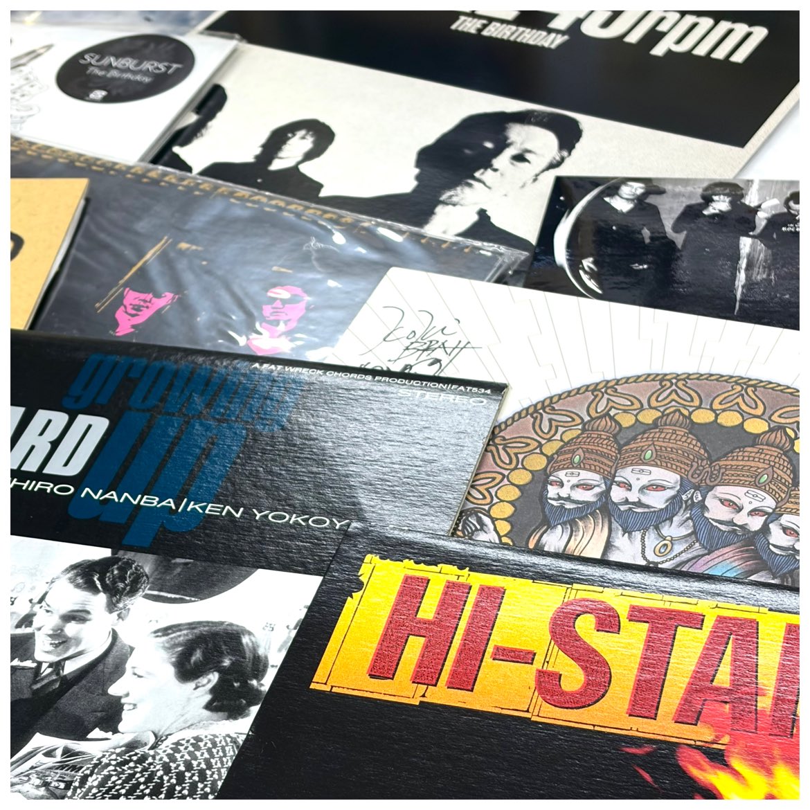 NEW ARRIVAL】 「THE BIRTHDAY」や「HI-STANDARD」などのレコードが