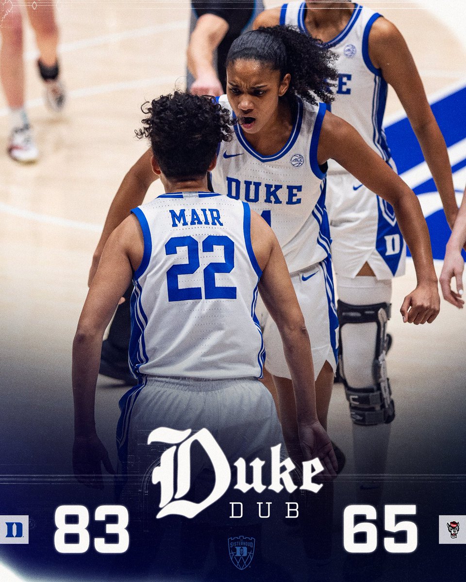 Duke Women’s Basketball (@dukewbb) on Twitter photo 
