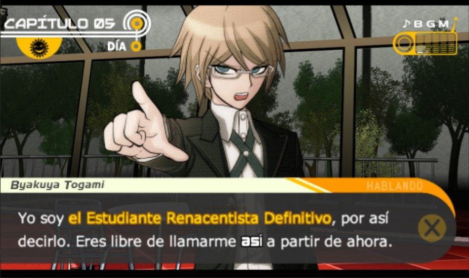 Sería muy chistoso que su ficha cambie tras este dialogo xdxd