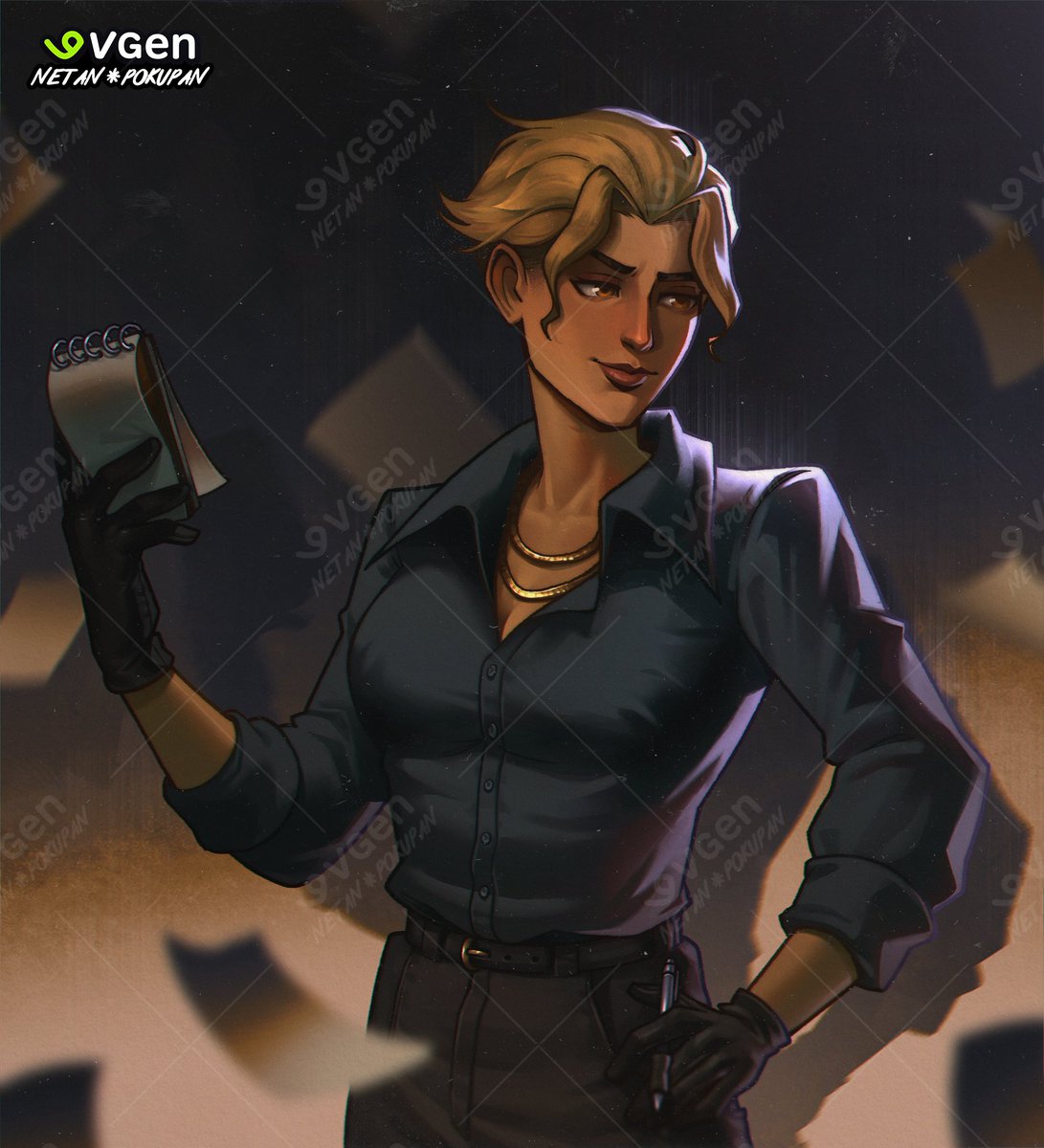 NetanPokupan's tweet photo. Half body illustration for @Pailknight (っ´▽｀)っ

-

#VGenComm #VGen #VGenArtist #smallartist #artmoots #artcommissions #illustration https://t.co/jmpwdjONNf