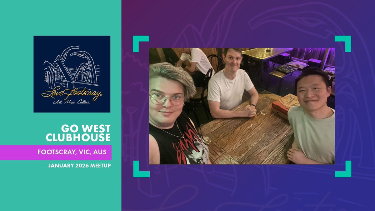 Photo from the Go West Clubhouse Meetup last month in Footscray, VIC, Australia