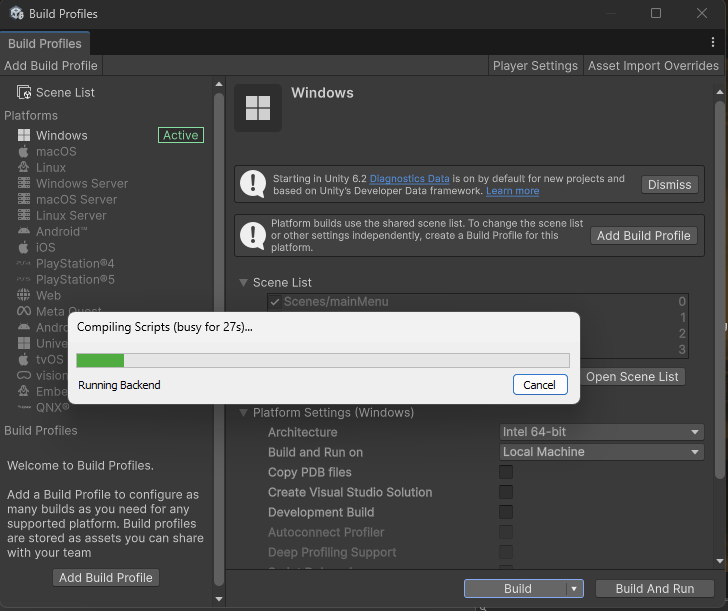 Build in progress 🔥🔥🔥