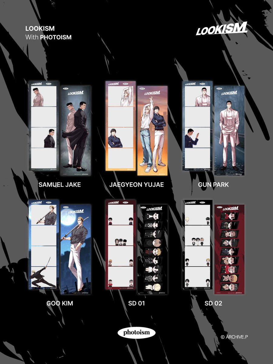 PHOTOISM X Lookism CHARACTER FRAME OPEN ! 🗓️2月21日から4月10日