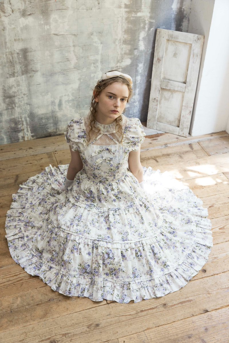 ✧Now on sale ・ロココブーケ・アルカンシェル ティアードロング