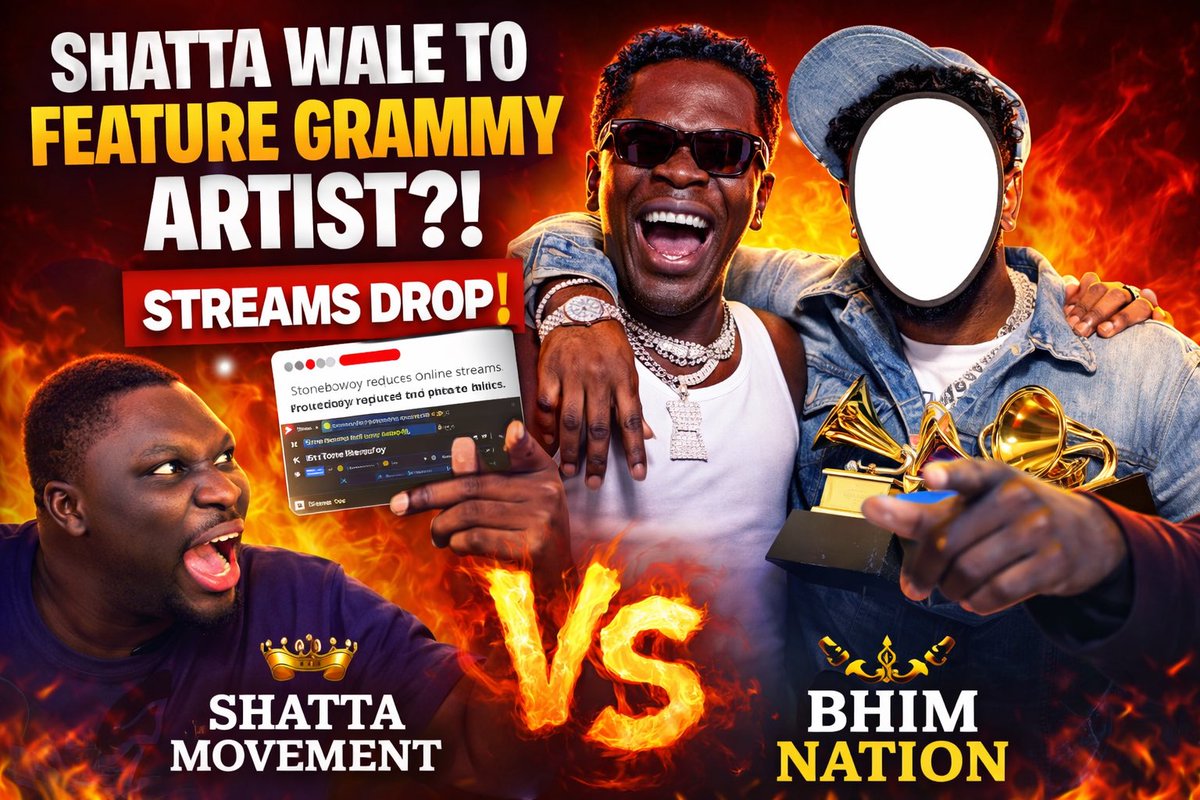 SHATTA WALE To Feature GRAMMY WINNER? 😱🔥 BHIM NATION Attacks As Stonebwoy’s Streams DROP!
      Watch full video here
           👇🏾👇🏾👇🏾👇🏾
youtu.be/3gFxfAcgLK4

Medikal R2 bees