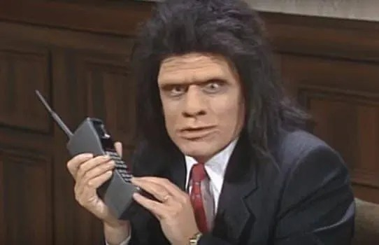 We got this cool VOIP phone app at work that lets us make all of our calls through our laptops and an app on our iPhones.  I figured this meant I didn't need my desk phone anymore, so I unplugged it and put it in a file cabinet.  Who needs that ancient thing when I can use the