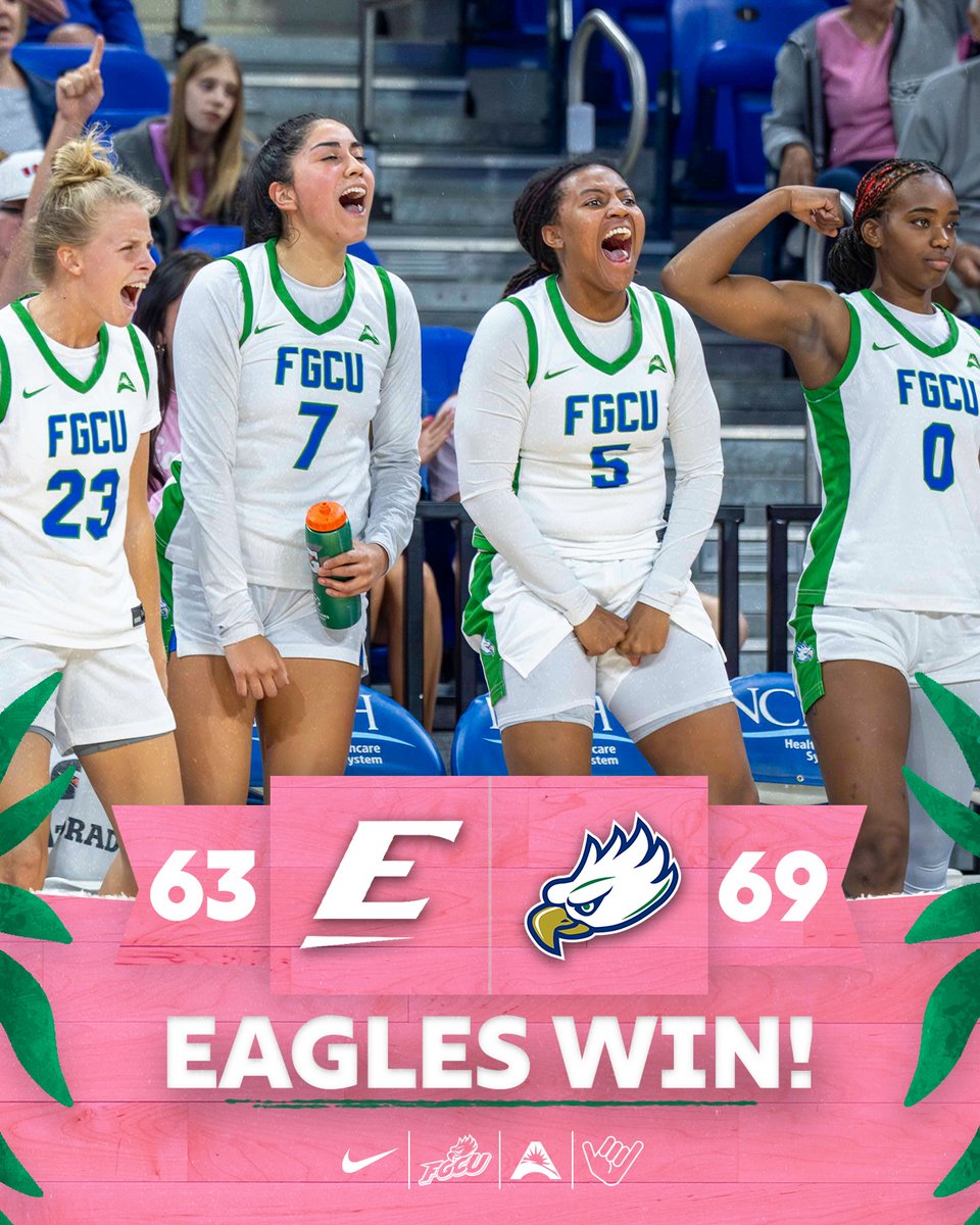 FGCU_WBB's tweet photo. PINK POWER 🩷

#Raining3s // #WingsUp https://t.co/GDnCCjzw7t
