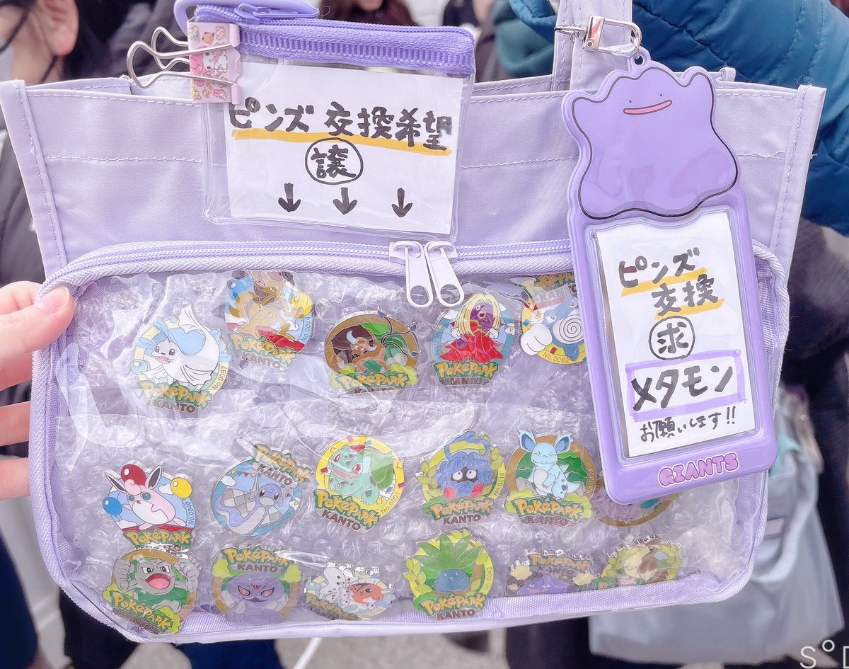 ♡ポケパーク♡ これは前回分のピンズです⟆͟ ˶˚ᗜ˚˶ 𑁤💜 こんな感じ