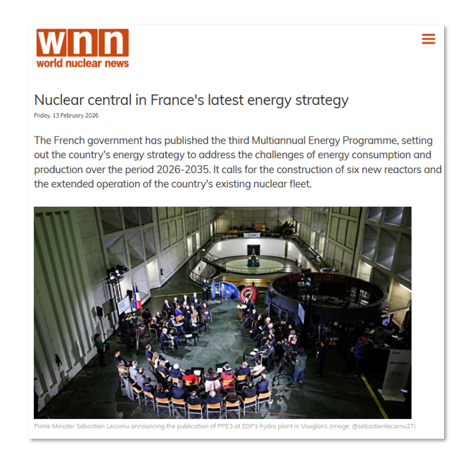 ChrisMartzWX's tweet photo. The French government had originally planned to shut down 14 of their nuclear reactors.
In the new Multiannual Energy Programme (PPE3), they decided to scrap that plan. They are now keeping all of their reactors open and plan to build six new EPR2 reactors by 2035, along with an SMR.
Eight more EPR2 reactors could be built after that.
Based. 😎