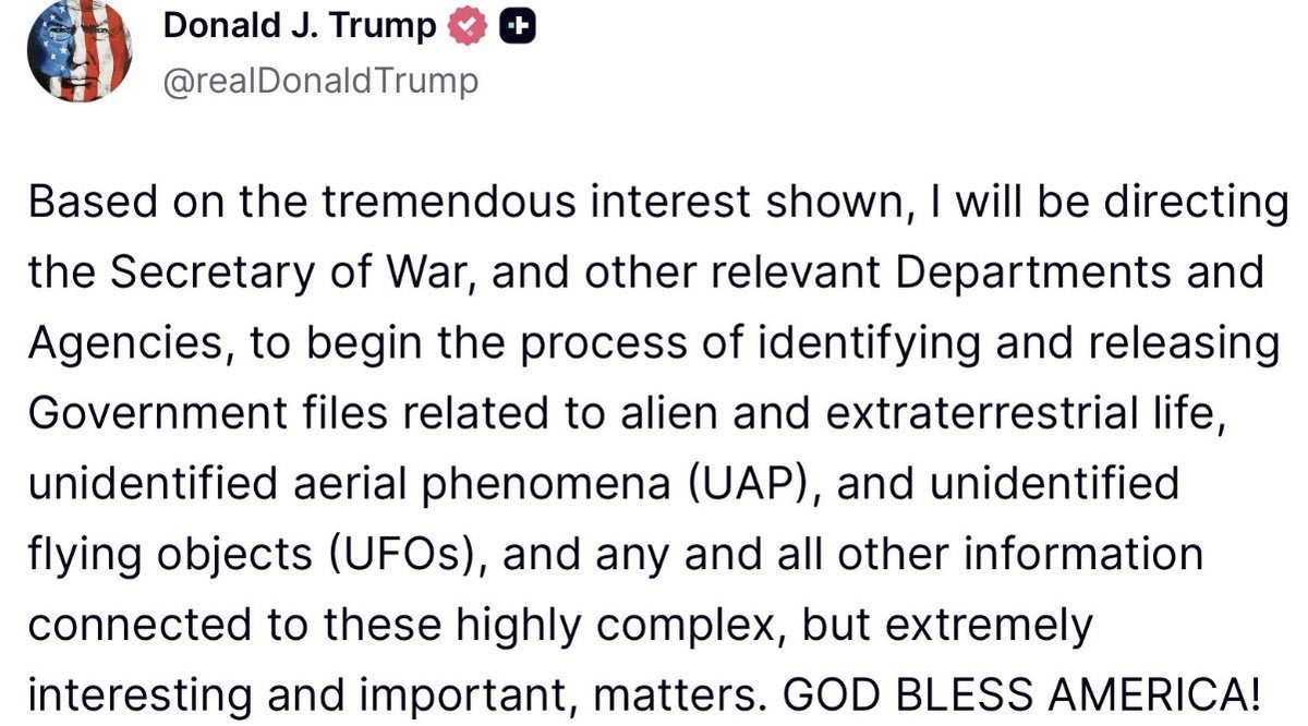 Of course it’s not a distraction from the Epstein files.