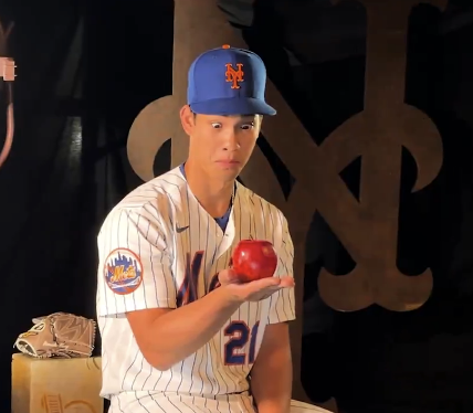 he just discovered what an apple is ❤️ here he comes world be kind to him