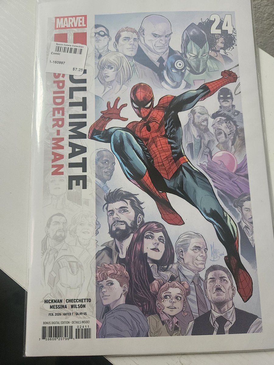 Finally got it today. Read it immediately and I gotta say I enjoyed it alot. Am I sad that its over yes, am I happy that the ending was good absolutely. Love that we got art from both main artists and that we got some little backstory on peter and mj. Ultimate Spider-man still #1