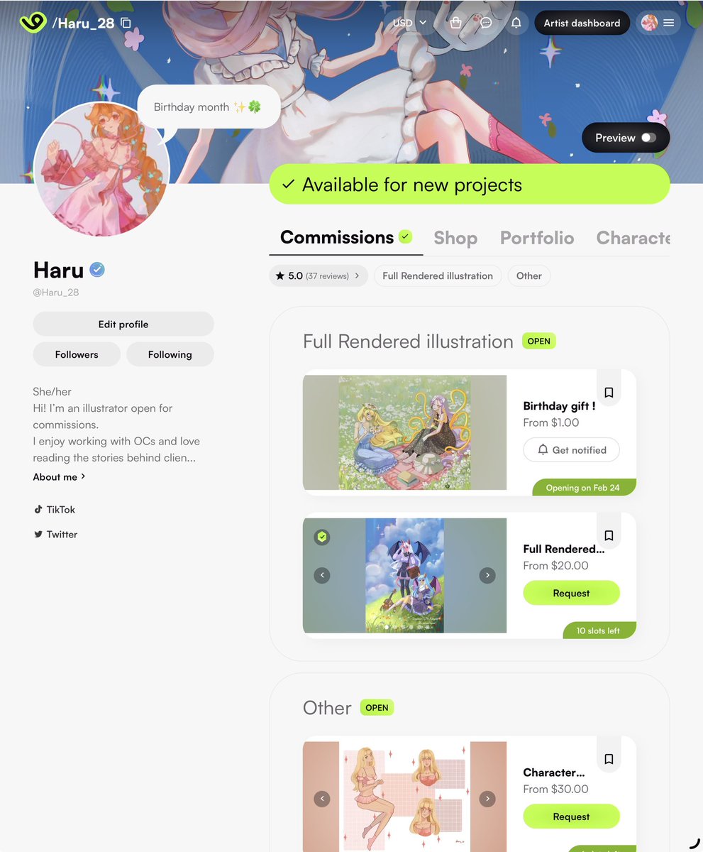 Haru l Vgen artist tweet media