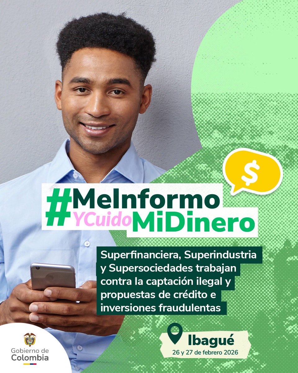 sicsuper's tweet photo. La Superfinanciera, la Superindustria y Supersociedades te explican cómo identificar la captación ilegal y las falsas ofertas de crédito e inversión.

Infórmate, participa y toma decisiones con confianza. https://t.co/MXsEu85g7z