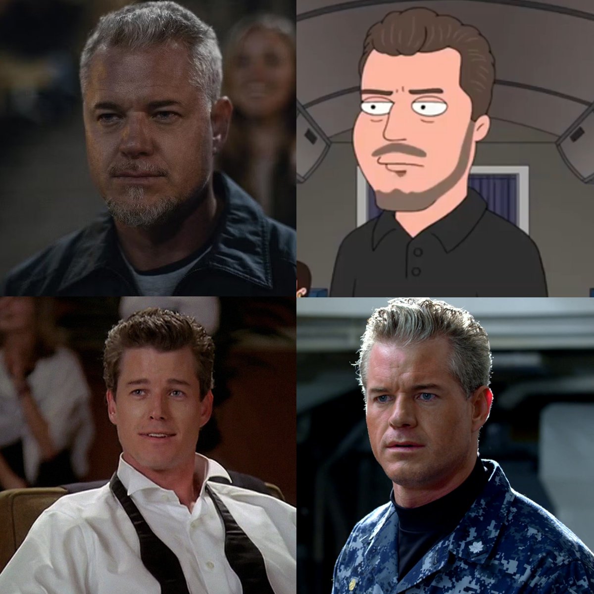 TheCartoonBase's tweet image. Eric Dane has sadly passed away at the age of 53.