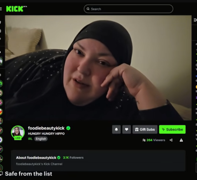 #FoodieBeauty is stuck in a loop, saying the words... like, you know. every 5 fking seconds! She is trying to convince everyone that she's trying to change, but just can't. and that she eats way more than we see, which is horrifying to think about! We're all in for a rage soon!