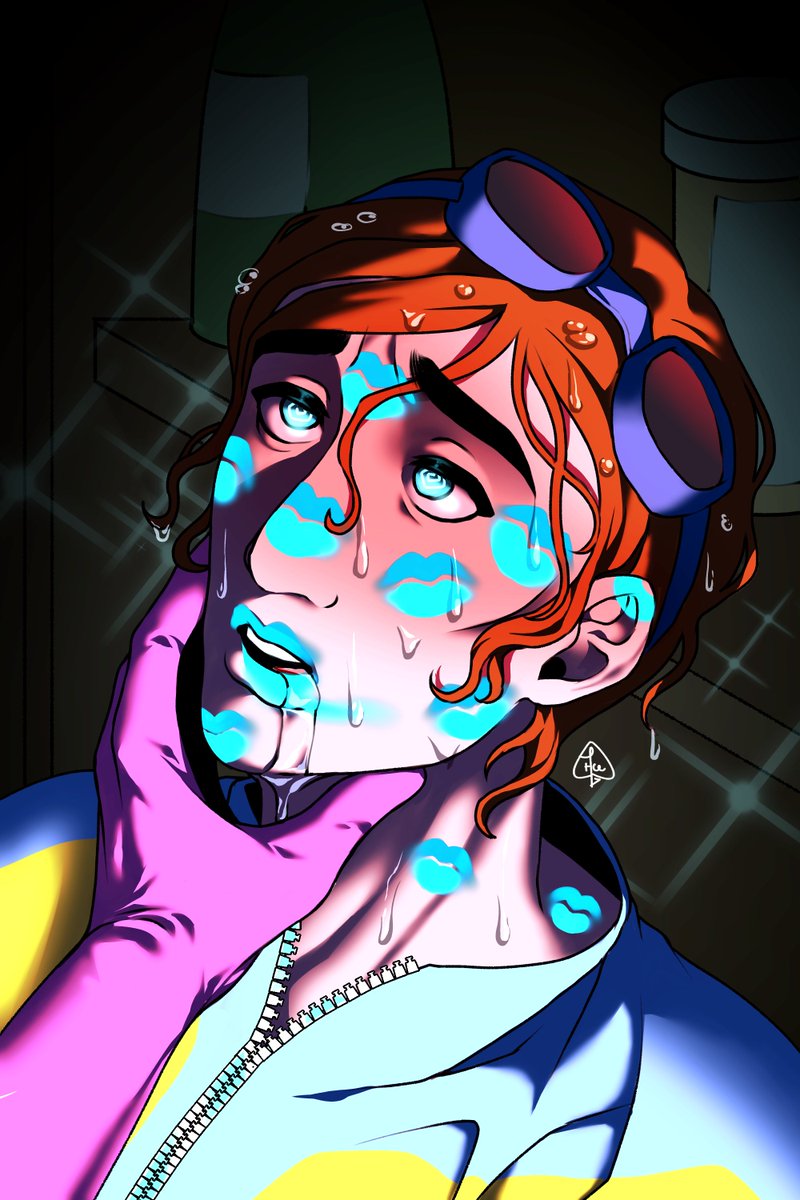 So, remember when Robert told Waterboy that he should try getting high?
.....What if he had asked Prism to help him?
P.S. he's probably hearing colors now
#Waterboy #Prism #Dispatch #DispatchFanart